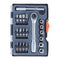 Juego De Dados Y Puntas C/chicharra Tactix 1/4 Dr 20 Piezas