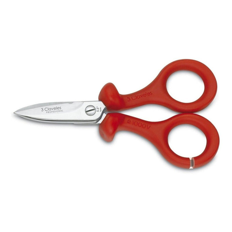 Tijera Electricista 5.5" - 3 Claveles 163
