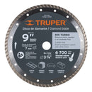 Disco Diamantado Turbo 9 Pulgadas Truper Did-290