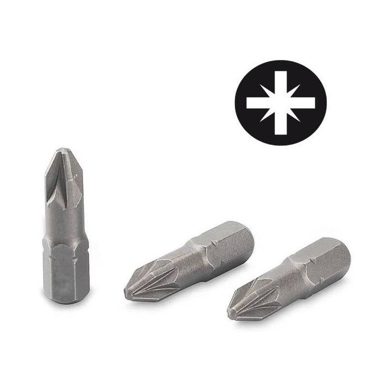 Punta Magnetica Pozidriv Pz0 Toma 1/4 X25mm 44-340 (10 Und)