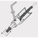 Guia Sierra Copa De 1/4 Para 14 A 30mm Kraft Bohrer K-7435