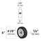 Rueda Completa Imponchable 6" para Carro Tipo Yegua Truper RD-62