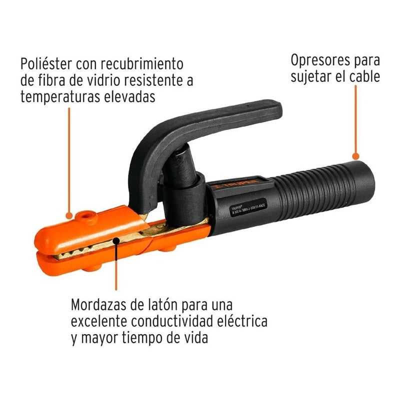 Porta-electrodo De 300 Amp Truper Ppe-300