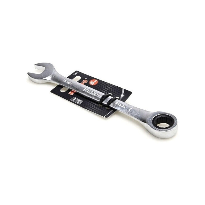 Llave Punta Y Corona Con Chicharra 15mm Kendo 15515
