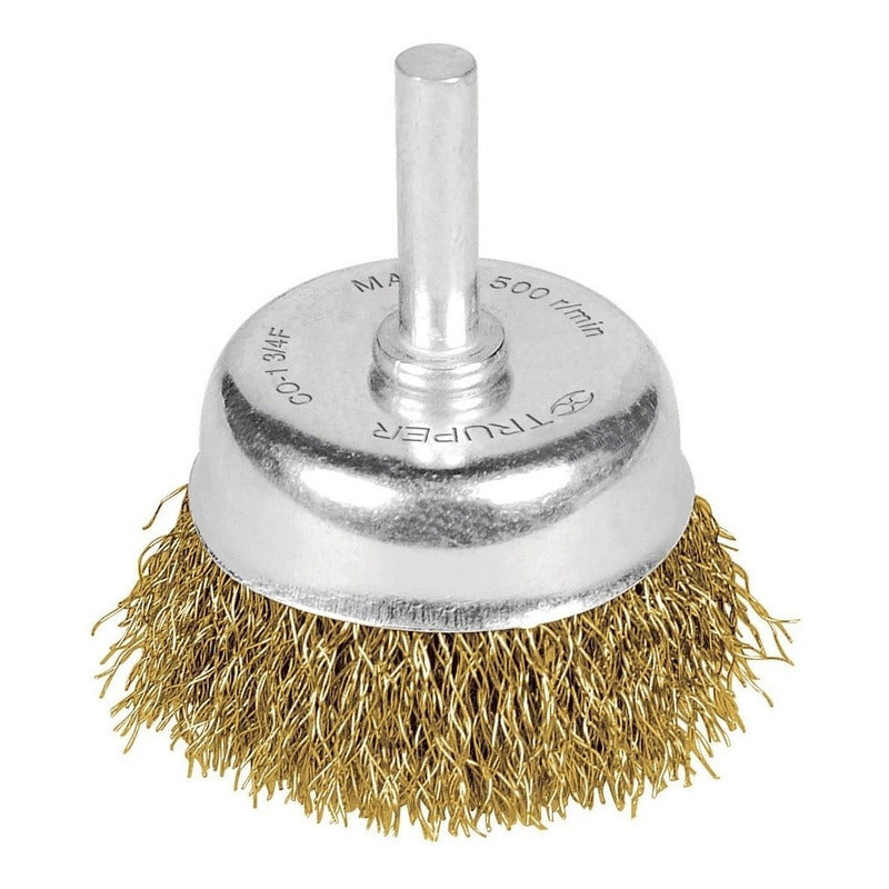 Escobilla De Copa Para Taladro Fina 2.3/4 Truper Co-2.3/4f