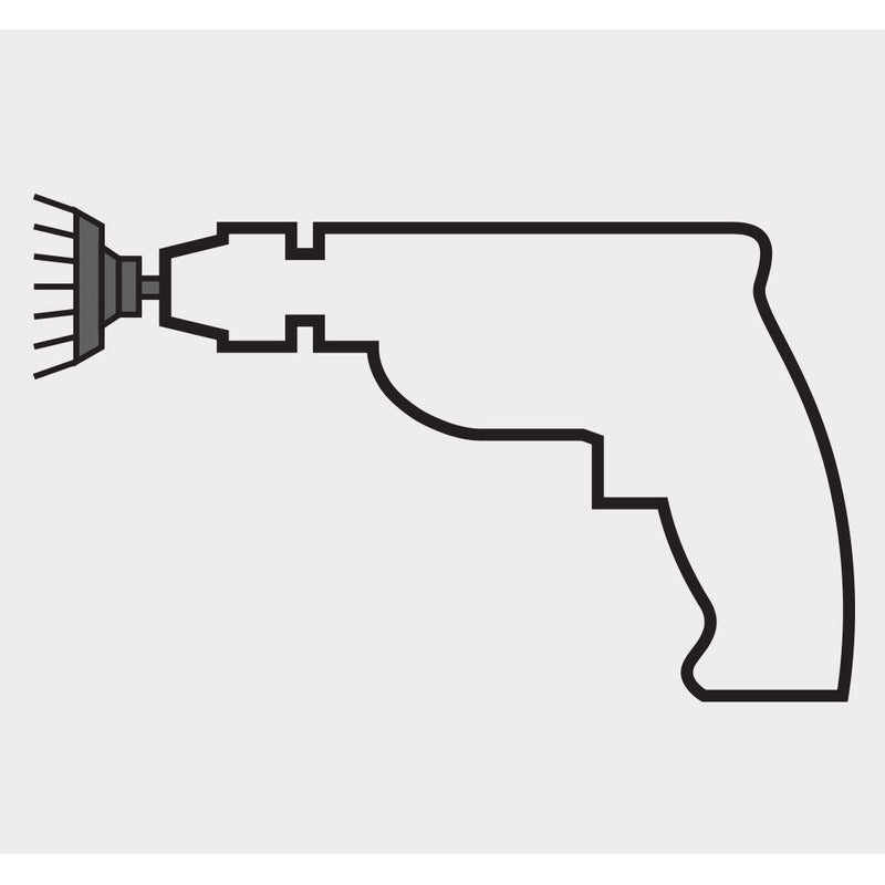 Escobilla De Copa Para Taladro Fina 2.3/4 Truper Co-2.3/4f
