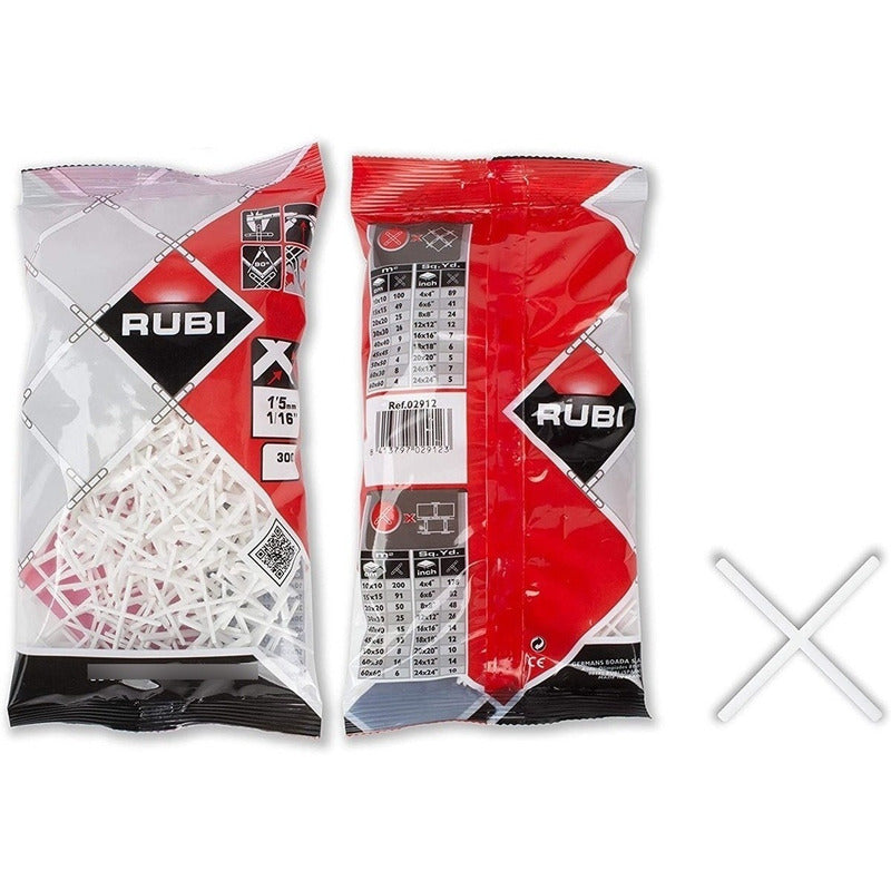 Separador De Ceramica 1,5 Mm Rubi Bolsa 300 Unidades