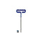 Llave Allen Hexagonal M/ En T 12 Mm Eklind