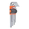 Llave Allen Tipo Hexagonal De 1/16-3/8  9 Pzs Tactix 206003