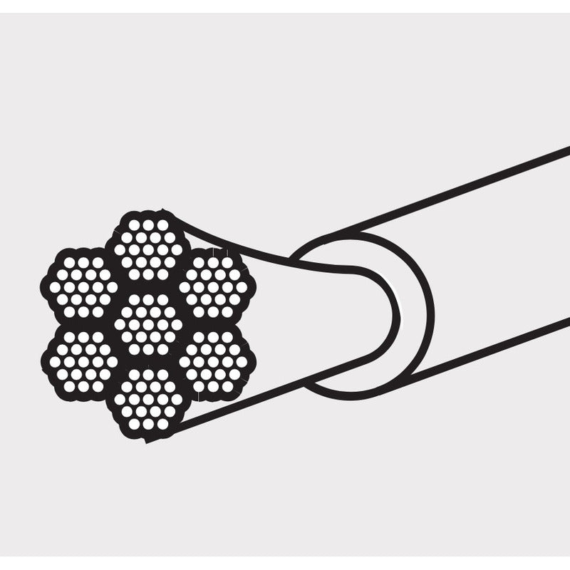 Candado Cable Con Llave De Puntos 15mm X 1.20m Hermex Cb-15