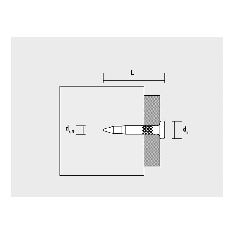 Clavos Acero Reforzados Para Clavadora 38mm Xha 800 Und Celo