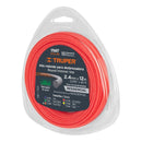 Nylon Para Orilladora 2,40 mm x 12 Mts. Truper Hta-95