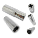 Llave Dado Largo Hans 12 Pta 1/4 Dr - 14,0 Mm