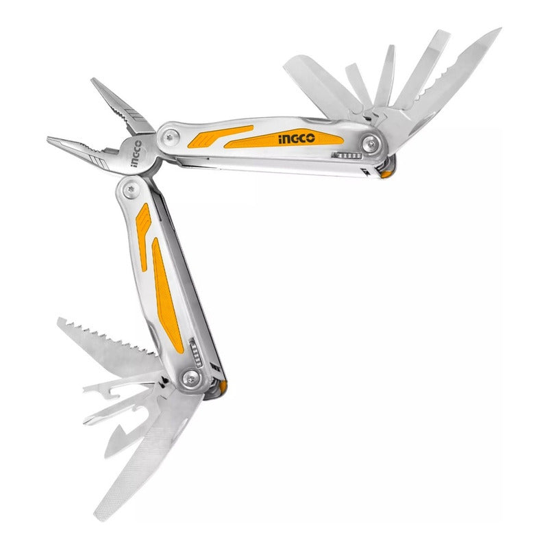 Alicate Multifuncion 15 En 1 Con Estuche Ingco Hfmft0115