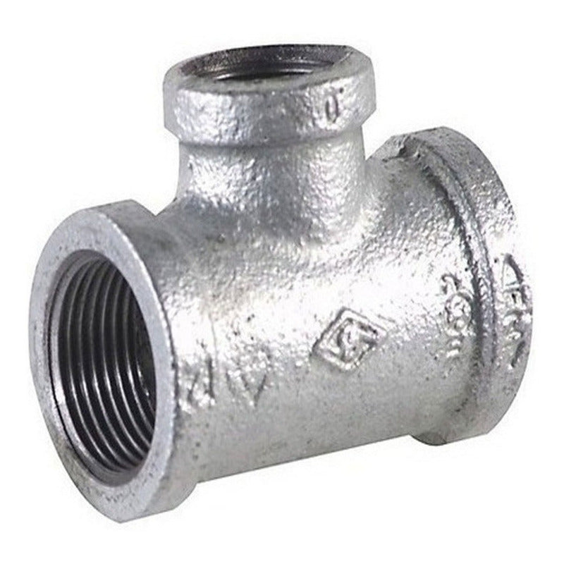 Tee Galv- Red 4 X 1  Iso 5922 - 150 Lbs  C
