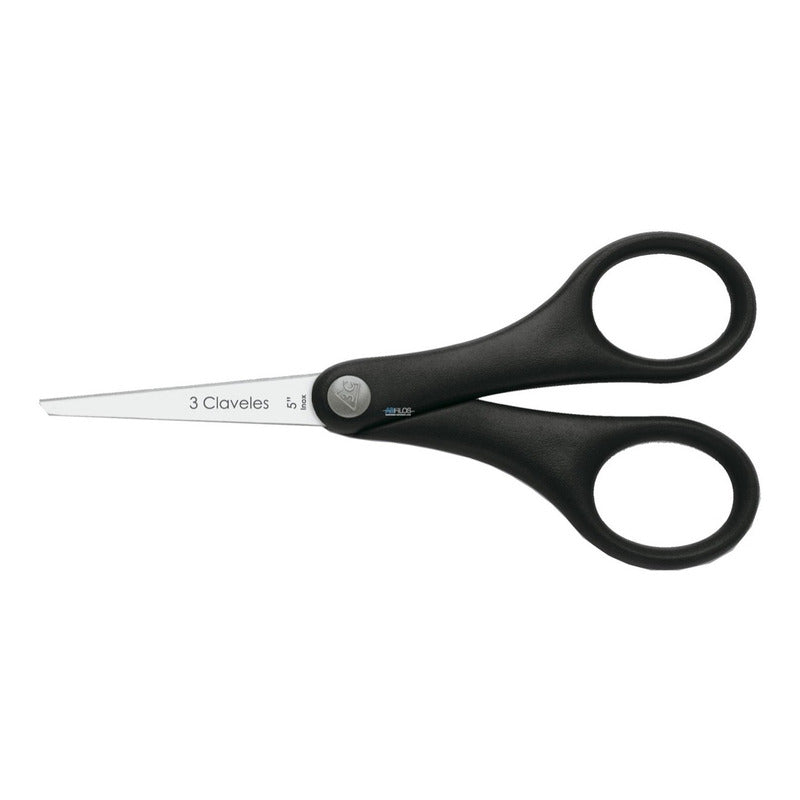 Tijera Para Labores 12,5 Cm Punta Curva 3 Claveles 140