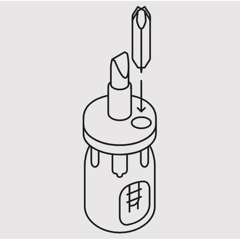 Destornillador Con Chicharra Con 6 Puntas Truper Dtrom-1