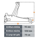 Gata Hidráulica Tipo Caiman 3.5 Ton Truper Gapro-3.5PB