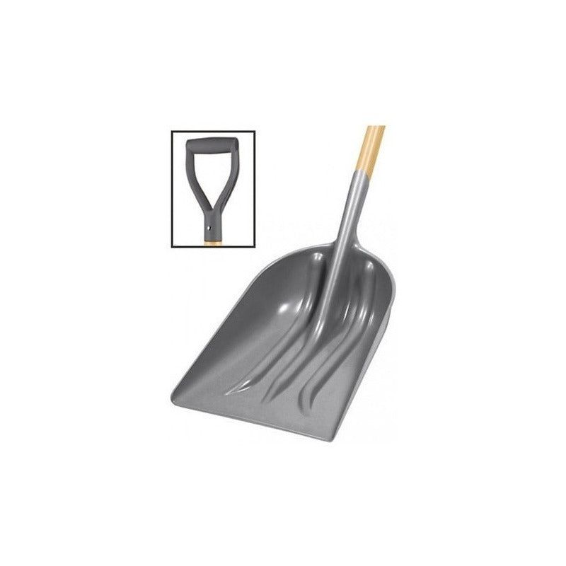 Pala Truper Cabeza Plastica Mmadera Puno Y Papla-12