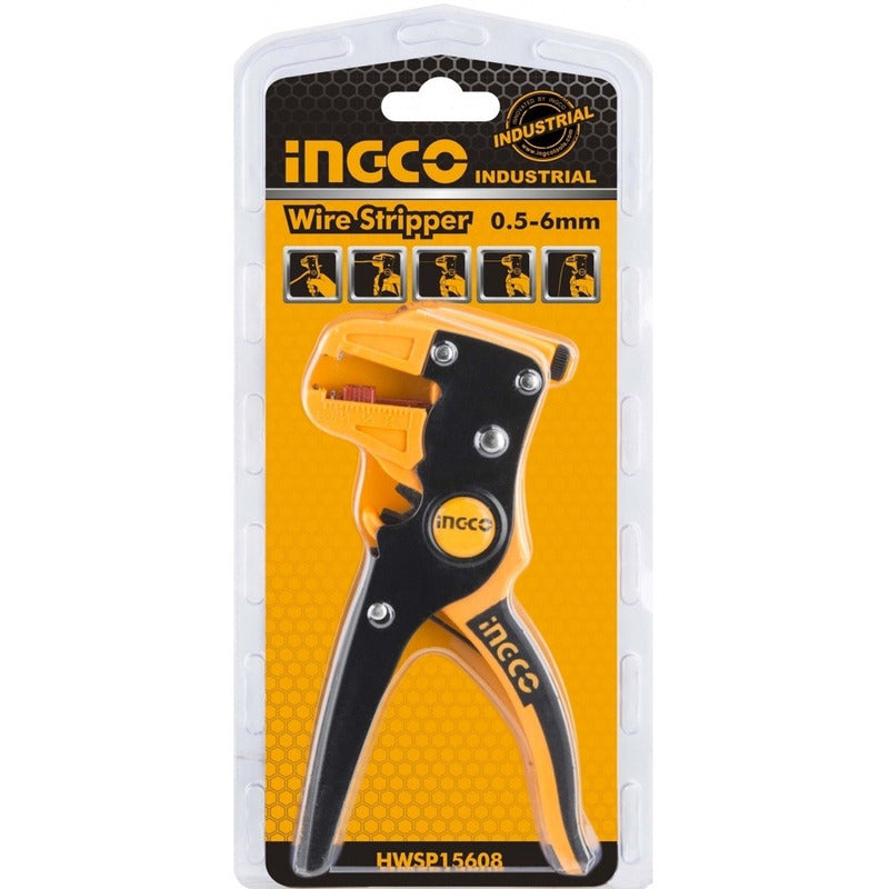 Alicate Pelacable Automatico 0.5 A 6 mm Ingco Hwsp15608
