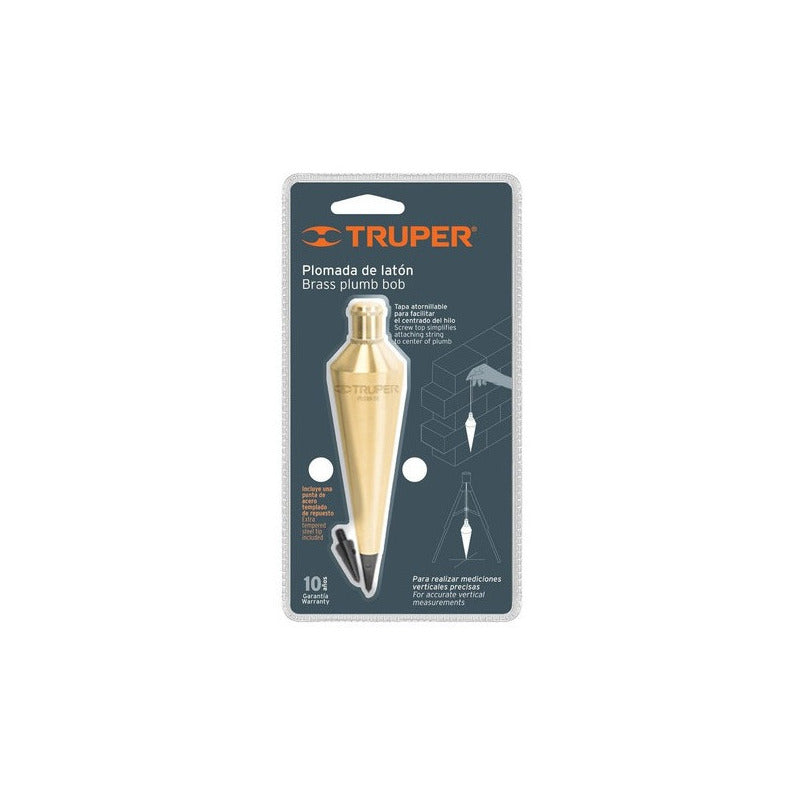 Plomada Truper Bronce 16 Oz. (500 Grs) Plom-16