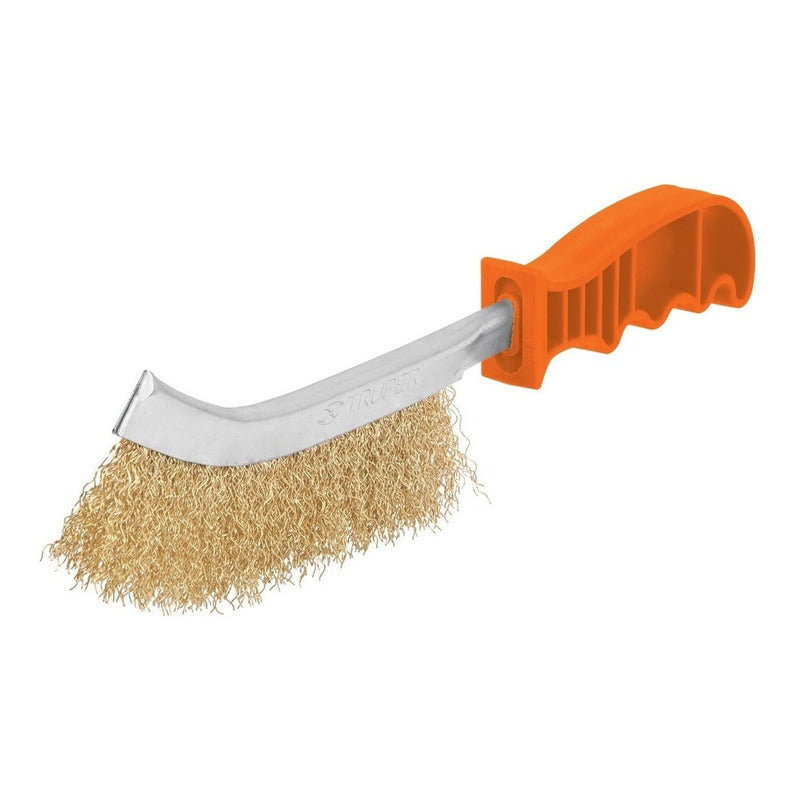 Escobilla Acero Curvo Con Mango 10 Truper Cea-10