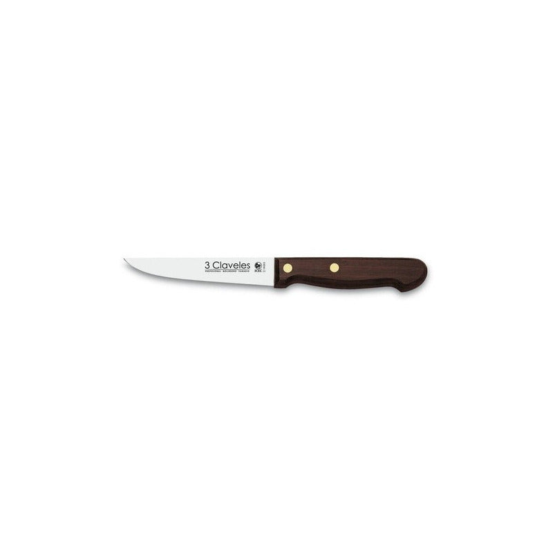Cuchillo Cocina 3 Claveles 11cms M/palosanto 1033