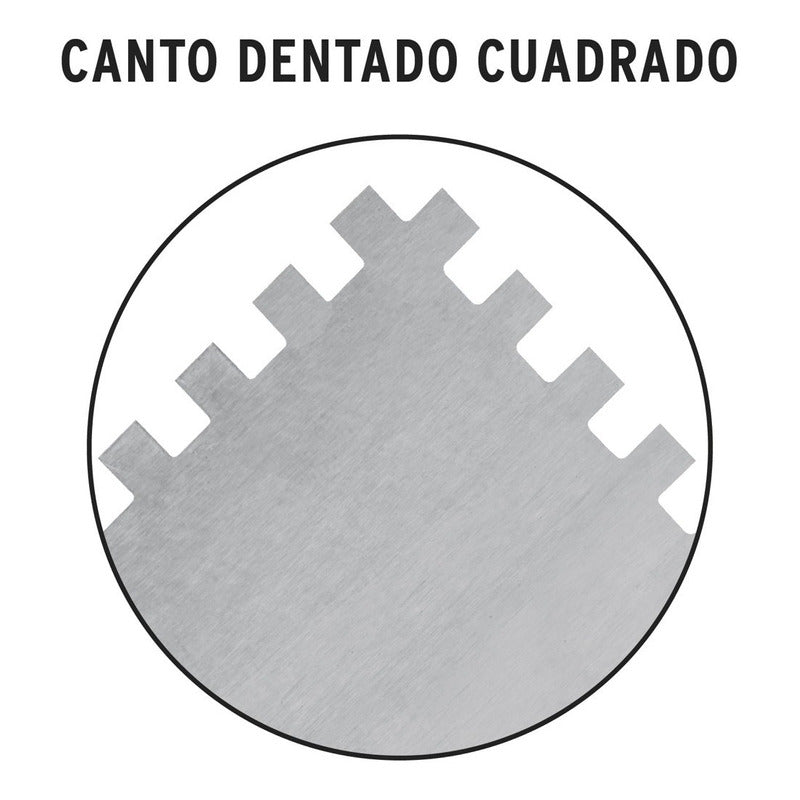 Llana Dentado Con Mango Plastico 11 X 5¨ Truper Llp-6c