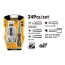 Destornillador Con Chicharra Y Puntas 24 Piezas Hksdb0248