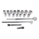 Juego De Llave Dado 3/4dr 22-50 Mm 19 Piezas Stanley 89101