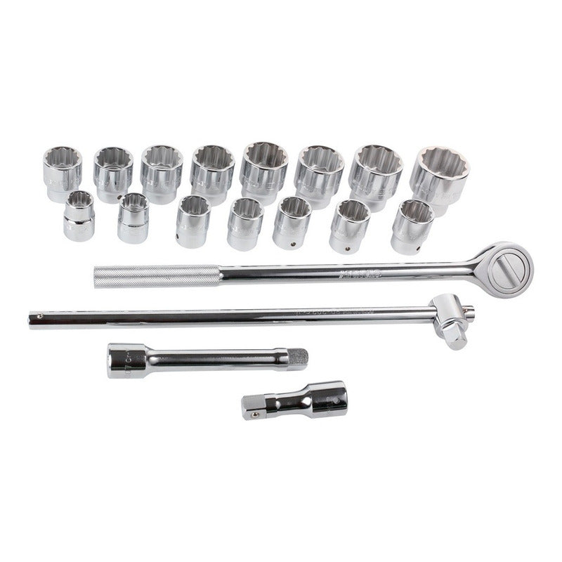 Juego De Llave Dado 3/4dr 22-50 Mm 19 Piezas Stanley 89101