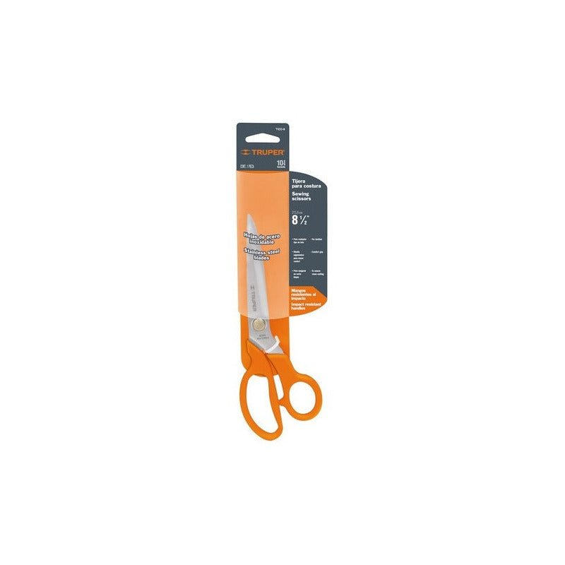 Tijera Para Costura 8.1/2  Acero Inoxidable Truper Tico-8