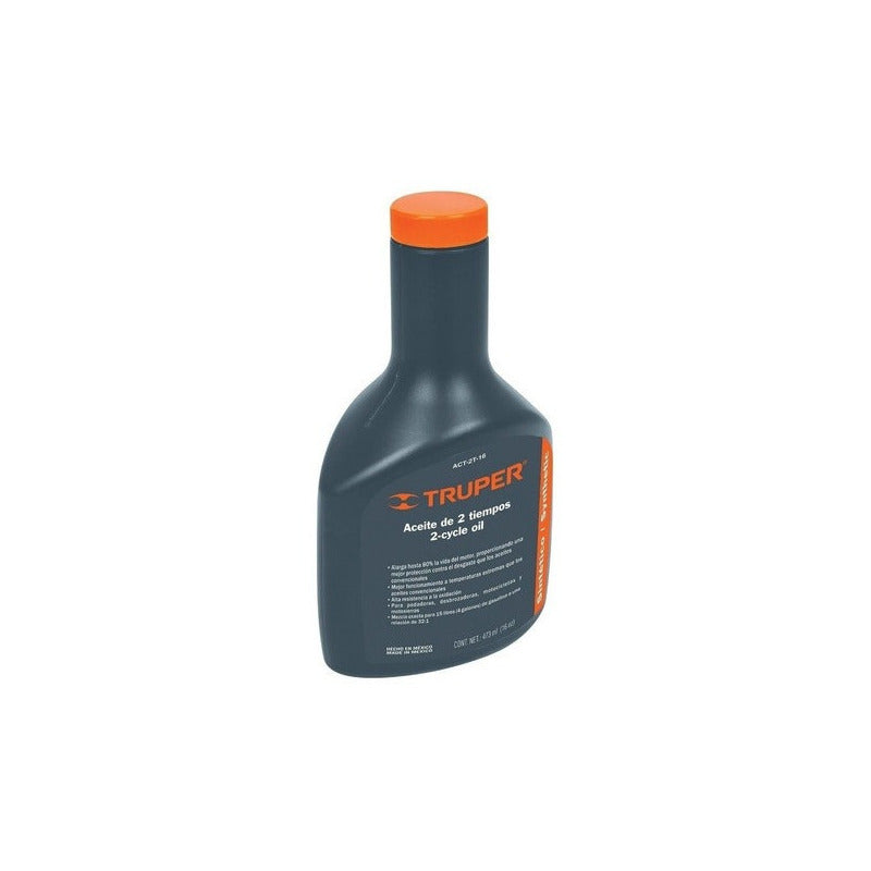 Aceite Sintetico Truper 16 Oz. P/motor 2 Tiempos Act-2t-16