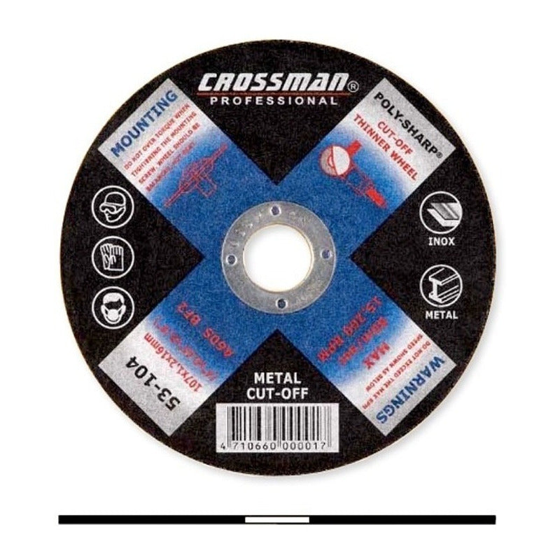 Disco Zirconio 180x22,2mm Grano 60 Crossman 52612
