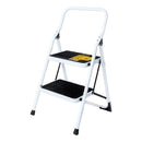 Escalera Tubular Plegable De 2 Pelda&