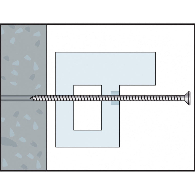 Tornillo Autoroscante 7,5x92 Mm Para Ventanas Pvc 100un Fbs