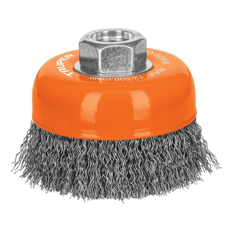 Escobilla De Copa P/esmeril Lisa Fina 14 Mm Truper Co-508m
