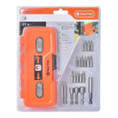 Punta Y Adaptador Juego 21 Pzas Caja Magnetica Tactix 418321
