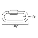 Eslabon Rapido De 1/8 Con Seguro Truper Bse-1/8