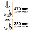 Gata Hidráulica Tipo Botella Para 8 Ton Truper GAT-8
