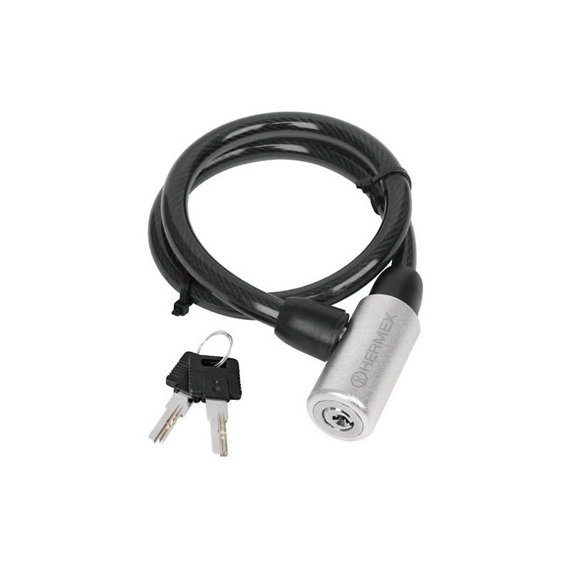 Candado De Cable  De Puntos 12mm + Llave Hermex Cab-12q