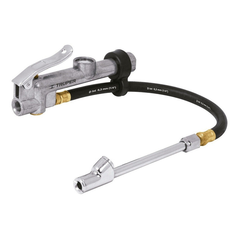 Inflador Calibrador Cabeza Doble Profesional Truper INFCA