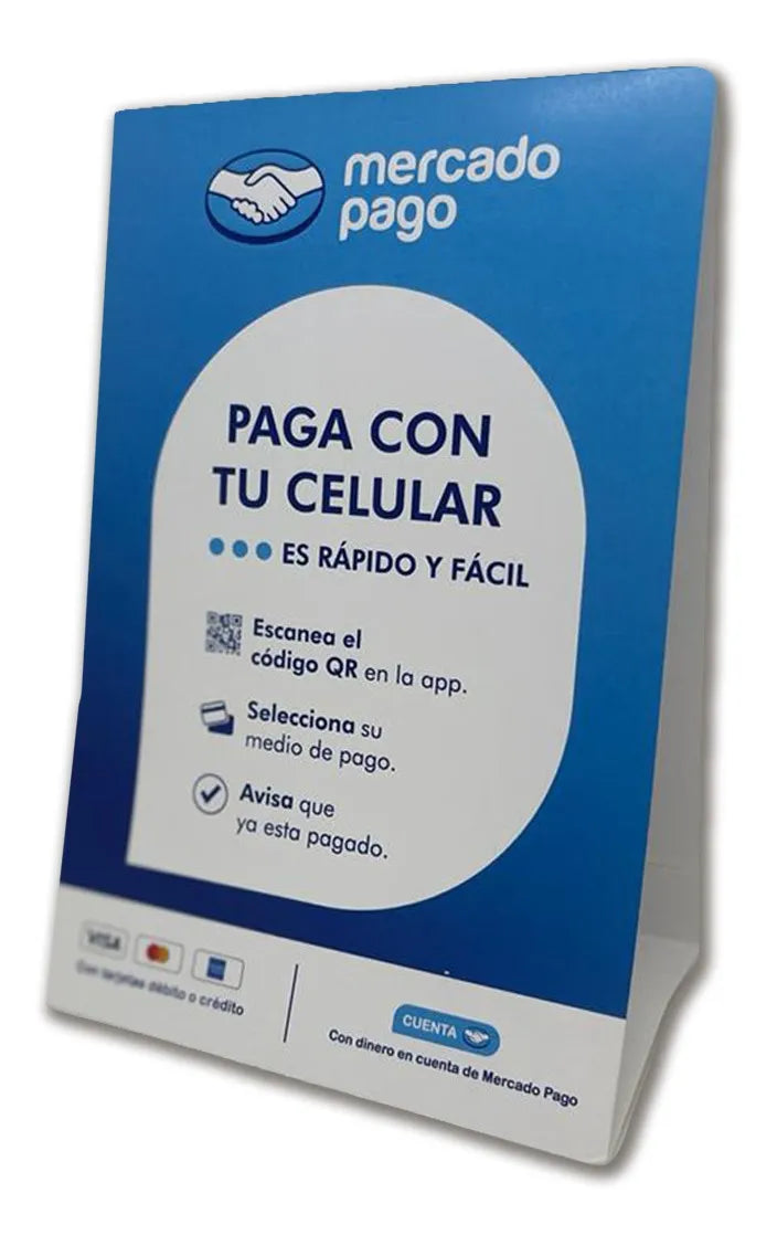 Kit Letrero Para Cobrar Con QR Mercadopago 3 Piezas – Jupix Chile