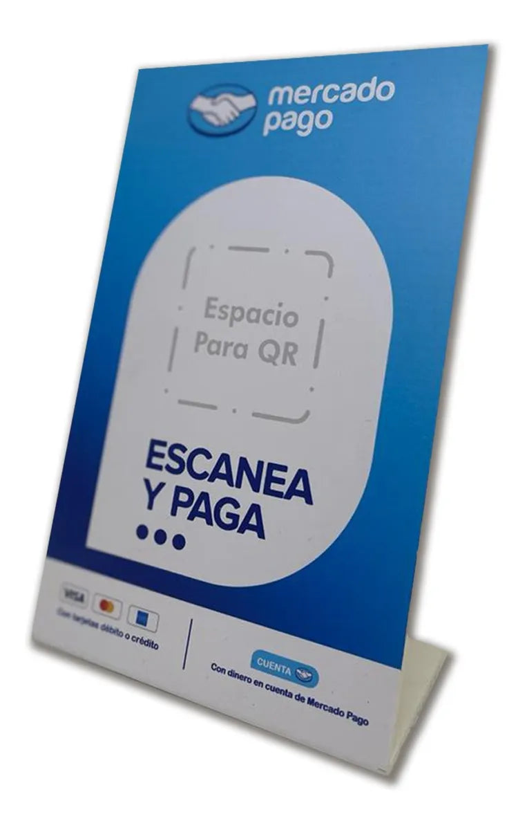 Kit Letrero Para Cobrar Con QR Mercadopago 3 Piezas – Jupix Chile