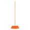 Escoba Tipo Cepillo Cerdas Pvc Mango Madera Klintek Es-220c