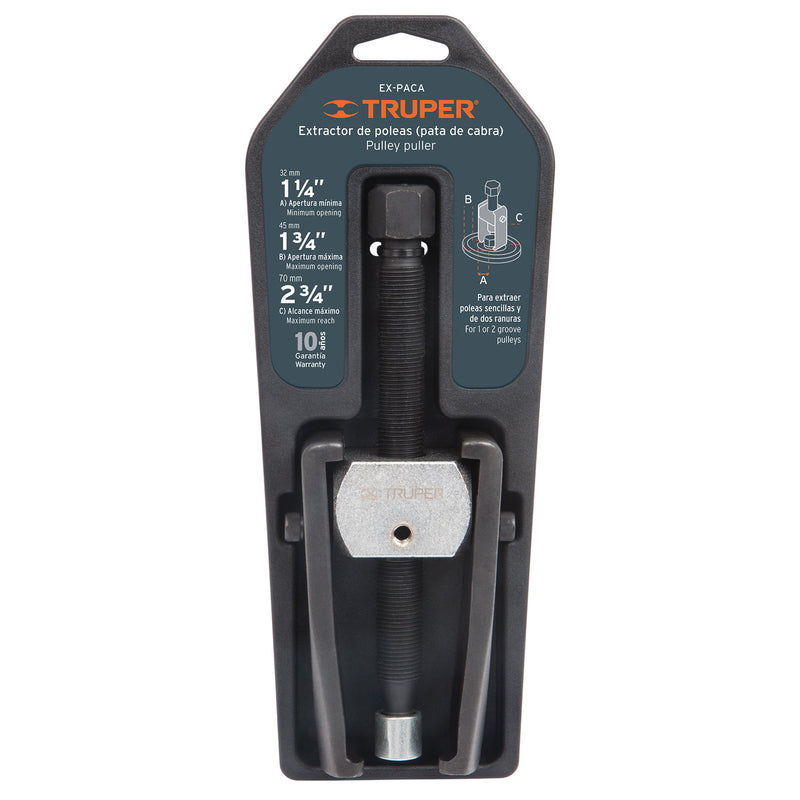 Extractor de Poleas Pata de Cabra 3/4" Truper EX-PACA