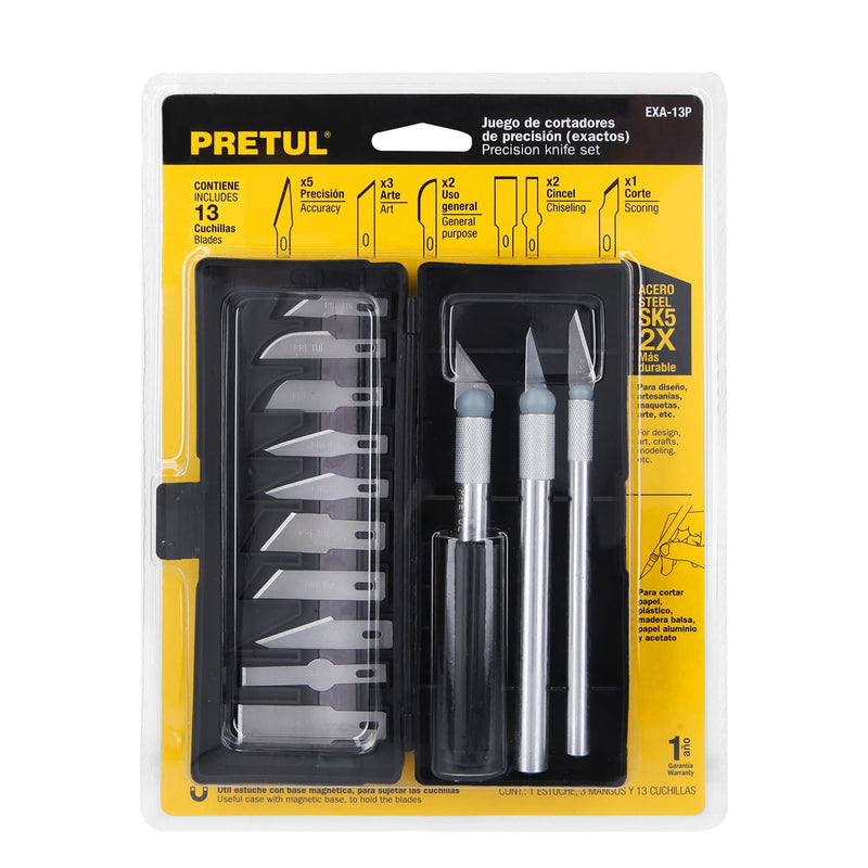 Juego de Cuchillo Precisión 13 Piezas Pretul Exa-13p