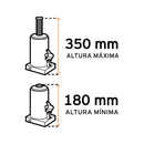 Gata Hidráulica Tipo Botella Para 2 Ton Truper GAT-2