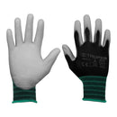 Guantes de Nylon Recubiertos de Poliuretano Talla Mediana Truper GU-112