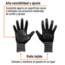 Guante Mecánico Nylon Palma Nitrilo Talla Pequeño Truper Gu-121